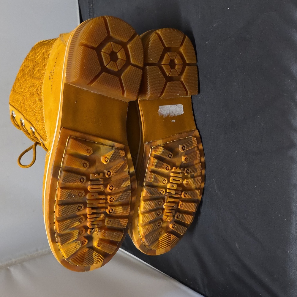 South Pole Tan Suede Boys Or Womens Boots Boys Size 5 / Womens Size 6.5 - Picture 7 of 14